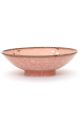 Bowl for fruits or salads sakura pink