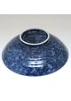 Bowl for fruits or salads sakura navy blue