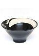Ramen bowl black hakeme 1100ml