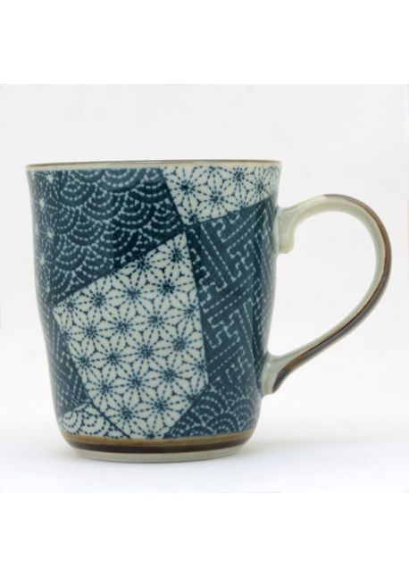Pocelain mug patchwork 290ml