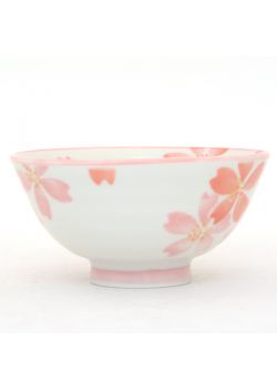 Pocelain ricebowl sakura pink 250ml