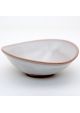 Shiroyu ellipse bowl 12,5cm x 11cm