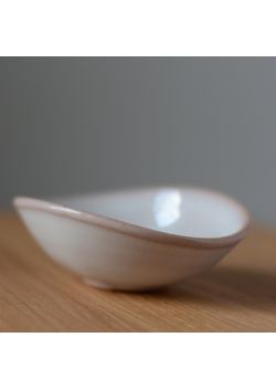 Shiroyu ellipse bowl 9cm x 8cm