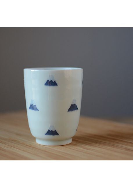 Czarka do herbaty fujisan niebieska 180ml
