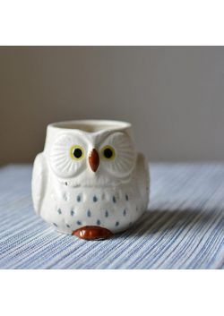 Fukurou - owl shape mug white 300ml