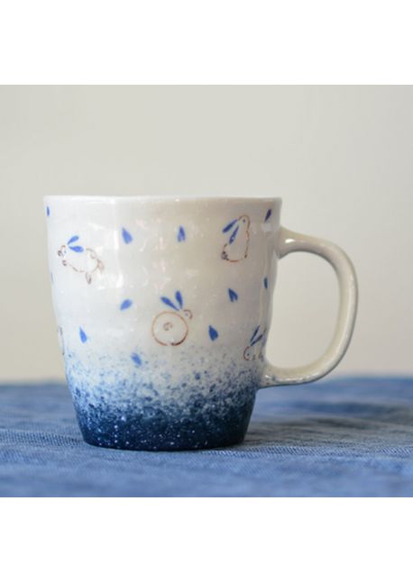 Mug usagi - rabbit - blue 260ml