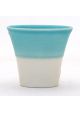 Cup for sake or tea turquoise fujisan 86ml