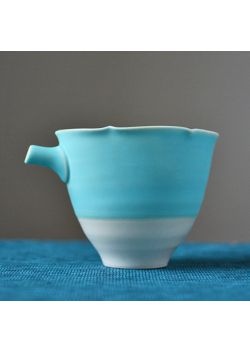 Naczynie na sake lub herbatę turkusowe 240ml