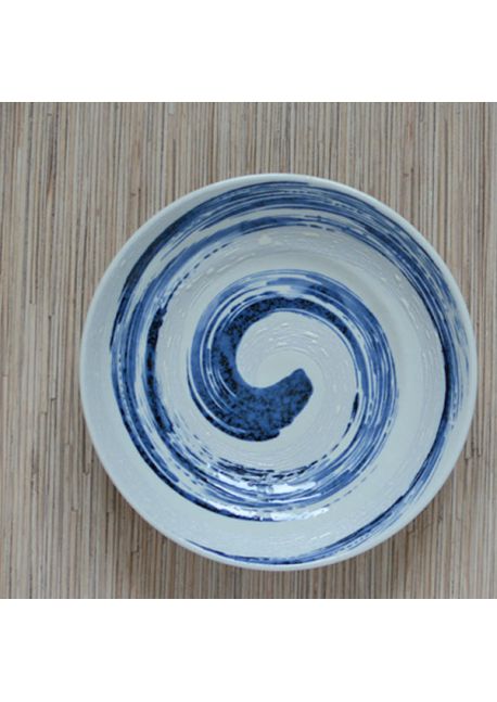 Uzu blue deep plate 23cm