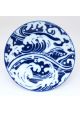 Porcelain saucer shiranami waves 12cm