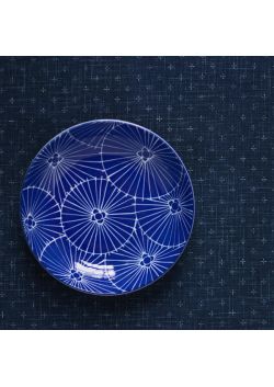 Porcelain plate wagasa umbrella 16cm