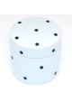 Porcelain vessel with lid dots 220ml