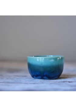 Cup for sake turquoise 40ml