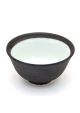 Teacup graphite and white 160ml