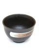 Brown bowl with white hakeme 430ml