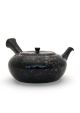 Porcelain teapot black tenmoku 300ml