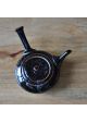 Porcelain teapot black tenmoku 300ml