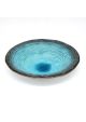 Square plate turquoise 23x23cm