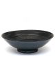 Uzu black big salad bowl 1300ml 24cm