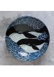Porcelanowy talerz wieloryby kujira 21,5cm