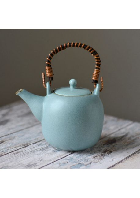 Czajniczek do herbaty szaroniebieski 550ml