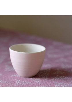 Czarka na herbatę różowa matowa 170ml