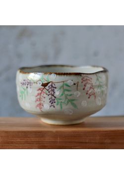 Matcha teacup wisteria fuji 500ml
