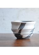 Teacup graphite and white 300ml