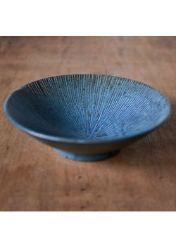 Blue and brown matt bowl 1400ml