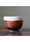 Ippukuwan teacup red - black and beige 300ml