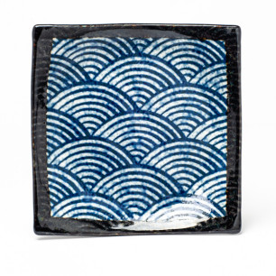 Talerz kwadratowy seigaiha...