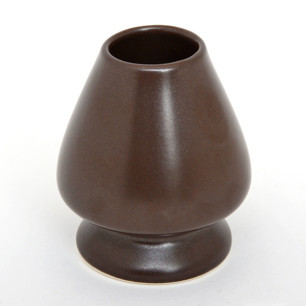 Brown tea whisk stand -...