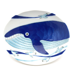 Whale plate kujira ellipse...