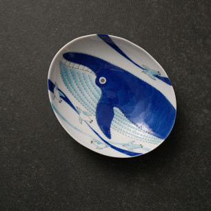Whale plate kujira ellipse...