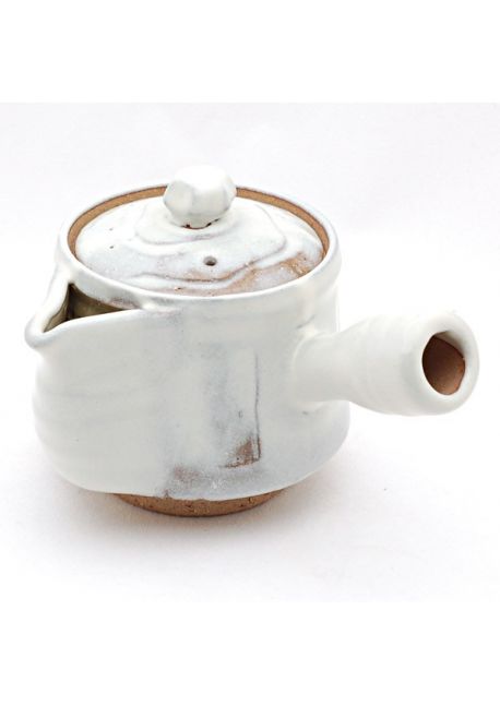 Kyusu teapot white hagi