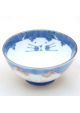 Porcelain ricebowl neko blue
