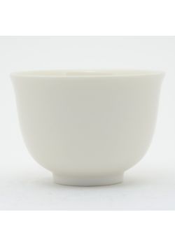 Czarka do herbaty porcelanowa kremowa 150 ml