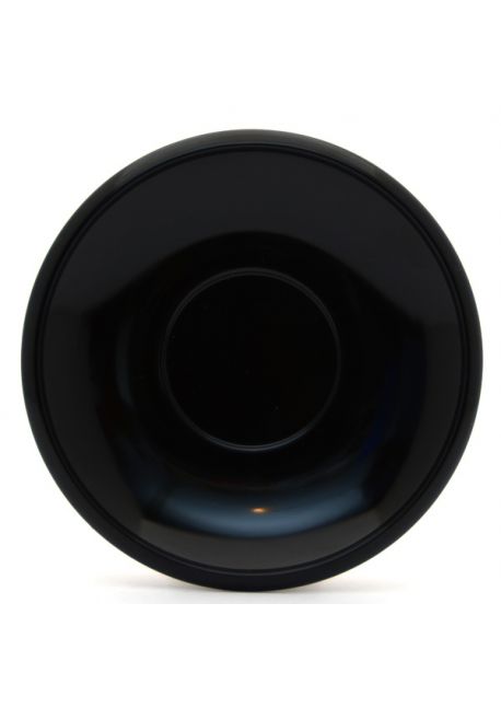 Plastic saucer black