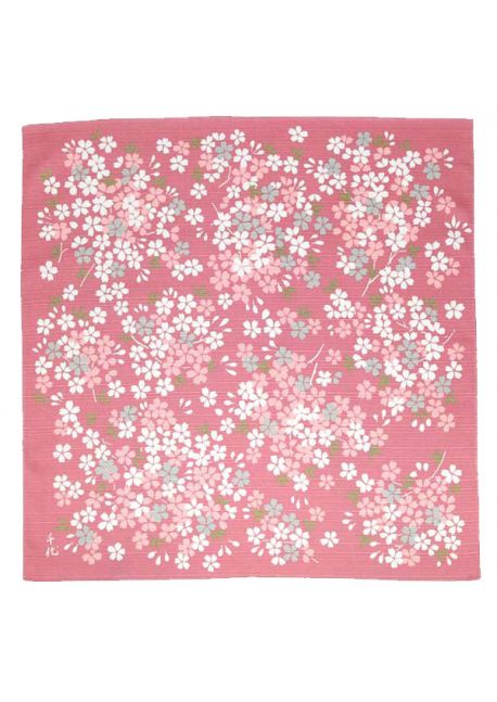 Furoshiki himezakura Chiyo Uno pink