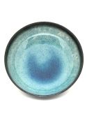 Black - turquoise bowl