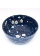 Sakura ramen bowl navy blue