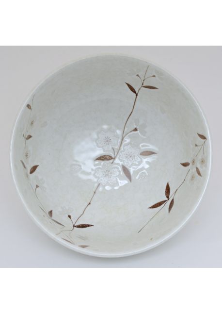 Sakura ramen bowl white