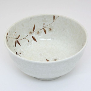 Miska na ramen sakura biała