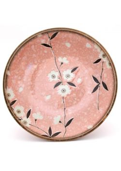 Talerz śniadaniowy sakura różowy 19,5cm