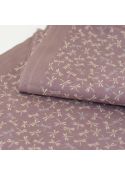 Dragonfly lilac cotton fabric