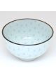 Porcelain ricebowl asanoha blue