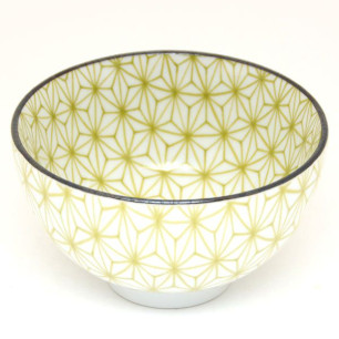 Miseczka porcelanowa asanoha zielona