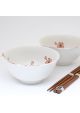 Hanami white bowl set