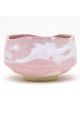 Matcha tea cup pink shino