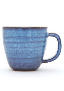 Blue mug by Megumi Yoshioka